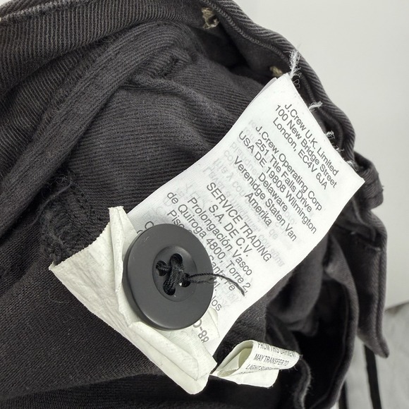 Madewell Mens Straight Leg Penn Slim Black Chino Pants Size 33x32 Business - Picture 5 of 6